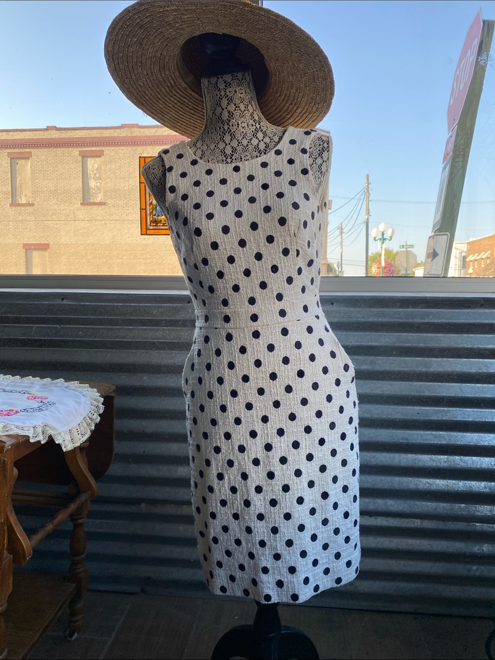 J.Crew polka dot dress 100% cotton XS